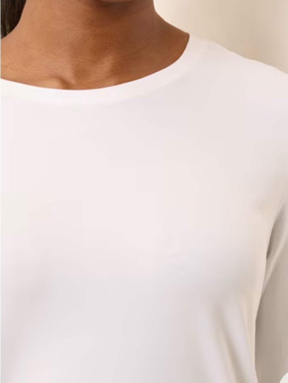 NWT- Pact Organic- Women's Luxe Stretch Jersey Slim Long Sleeve Tee- XXL